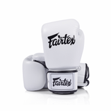 Fairtex BGV1C-PLUS MUAY THAI BOXING GLOVES Size 10-16 oz White