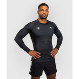 VENUM-06051-001 x Roger Gracie Academy Long Sleeve Rashguard L-XL Black