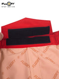 FLUORY MMA-C197 MUAY THAI BOXING MMA SHORTS UNISEX JUNIOR & ADULT XS-XXXL RED