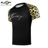 FLUORY RGF11 MMA MUAY THAI BOXING RASHGUARD COMPRESSION T-SHIRT S-XXXL 4 Colours
