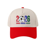 2026 Soccer Football Fan Cap Hat Unisex Free Size 7 Colours