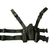 Airsoft Tactical Military Right Drop-Leg Thigh Holster Pistol & Magazine Carrier G17/1911/M9/P226/USP 2 Colours