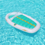 Vacation Inflatable Yacht Lounge Inflatable Pool & Water Float with Air Pump 216 x 117 cm