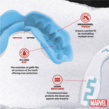 SAFEJAWZ Marvel Spider-Gwen SPORTS MUAY THAI BOXING MMA SELF-FIT MOUTHGUARD White Senior Age 12+