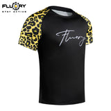 FLUORY RGF11 MMA MUAY THAI BOXING RASHGUARD COMPRESSION T-SHIRT S-XXXL 4 Colours