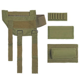 Airsoft Tactical Military Rifle Buttstock Cheek Rest Pouch Adjustable 5 Colours