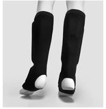 BODYMAKER KARATE ELASTIC SHIN GUARD PROTECTOR Cotton Size M-L Black