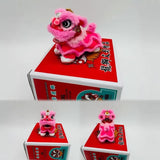 Cultural Art Chinese Traditional Miniature Lion Dance Handicraft Car Decorative 8 x 7 x 4.5 cm 9 Colours
