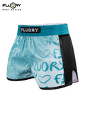 FLUORY MTSF152 MUAY THAI BOXING SHORTS XS-XXXL UNISEX JUNIOR & ADULT DARK BLUE