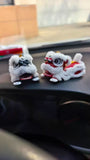 Cultural Art Chinese Traditional Miniature Lion Dance Handicraft Car Decorative 4.5 x 4.5 x 9 cm 2 Colours