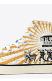 FEIYUE Retro Since 1958 High Top Canvas Sneakers Size 35-44 Unisex