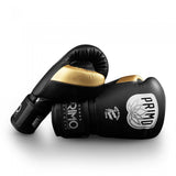 Primo Emblem 2.0 Semi Leather Boxing Gloves 10 oz Black Gold