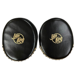 LION KING 3915 MUAY THAI BOXING MMA PUNCHING MICRO FOCUS MITTS PADS Black Gold