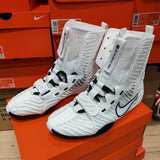 NIKE HYPERKO 3 PROFESSIONAL BOXING SHOES BOOTS US 8.5-11 White Black