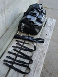 RIDEIRON 30L Large Capacity Motorcycle Travel Dry Bag Tail Bag 500D PVC Black