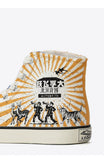 FEIYUE Retro Since 1958 High Top Canvas Sneakers Size 35-44 Unisex