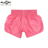 FLUORY MTSF115 MUAY THAI BOXSHORTS XS-XXXL Rot Gelb UNISEX JUNIOR &amp; ERWACHSENE