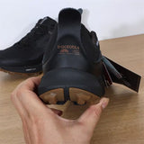 CLEARANCE SALES TRACEABLE OUTDOOR HIKING TREKKER SHOES Waterproof Eur 36-45 Black