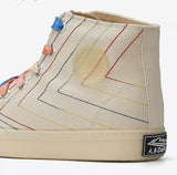 FEIYUE Retro High Top Canvas Sneakers Size 35-44 Unisex 2 Colours