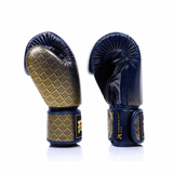 Fairtex BGV6 Stilvolle, abgewinkelte Muay-Thai-Boxhandschuhe, 227–473 g, Schwarz