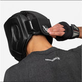 HAYABUSA T3 MUAY THAI BOXING MMA SPARRING HEADGEAR HEAD GUARD PROTECTOER Leather S-M/X-XL Black