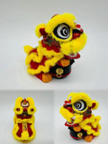 Cultural Art Chinese Traditional Miniature Lion Dance Handicraft Car Decorative 8.5 x 5.5 x 4 cm 9 Colours