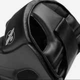 HAYABUSA T3 MUAY THAI BOXING MMA SPARRING HEADGEAR HEAD GUARD PROTECTOER Leather S-M/X-XL Black