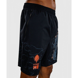 Venum-06243-109 Thunder Dragon Training Shorts Size M/L Black Grey Copper