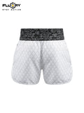 FLUORY MTSF115 MUAY THAI BOXSHORTS XS-XXXL Rot Gelb UNISEX JUNIOR &amp; ERWACHSENE