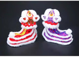 Cultural Art Chinese Traditional Miniature Lion Dance Handicraft Car Decorative 9.5 x 5 x 9.5 cm 8 Colours Left/Right