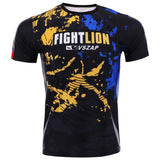Vszap VT123 Fight Lion MMA Rashguard Dry Tech T-Shirt S-2XL