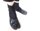 Japanese Ninja Traditional Jika-tabi Mid Top Boots Size 33-44 Black Unisex