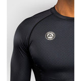 VENUM-06051-001 x Roger Gracie Academy Long Sleeve Rashguard L-XL Black