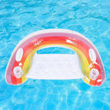 Inflatable Rainbow U-Shaped Chair Pool Water Float 95x87 cm
