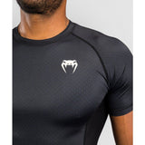 Venum-06052-001 Roger Gracie Academy Short Sleeve Rashguard Size L Black