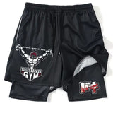 Tofight Muay Thai Boxsport Schnelltrocknende Trainingsshorts XS-XXL Schwarz