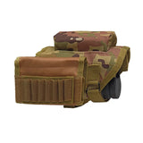 Airsoft Tactical Military Rifle Buttstock Cheek Rest Pouch Adjustable 5 Colours