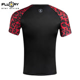 FLUORY RGF11 MMA MUAY THAI BOXING RASHGUARD COMPRESSION T-SHIRT S-XXXL 4 Colours