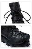 Motorcycle Biker Rock Punk Gothic Boots FWMB015 Cowhide Leather Size 37-50 3 Colours