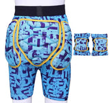 Extreme Sports Ski Snow Boarding Skate Padded Impact Protective Gear Blue Letters Sets Junior 3-7 yrs Size S-M (OS019)
