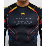 VENUM-05007-001 G-FIT AIR MMA Muay Thai Boxing Rashguard Kompressions-T-Shirt Größe L-XL Schwarz 