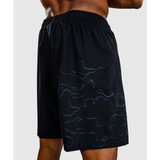 Venum-06243-109 Thunder Dragon Training Shorts Size M/L Black Grey Copper