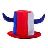 2026 Soccer Football Fan Velvet Viking-Style Top Hat Unisex Free Size 4 Colours