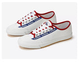 FEIYUE Classic Low Top Canvas Shoes Size 35-44 Unisex White