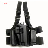 Airsoft Tactical Military Right Drop-Leg Thigh Holster Pistol & Magazine Carrier G17/1911/M9/P226/USP available