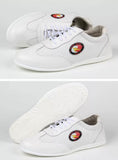 Martial Art/Kung Fu/Wushu/Tai Chi Sports Cowhide Leather Training Shoes Size 34-45 2 Colours Unisex Youth Adult