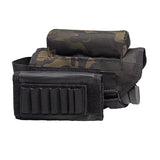 Airsoft Tactical Military Rifle Buttstock Cheek Rest Pouch Adjustable 5 Colours