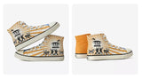 FEIYUE Retro Since 1958 High Top Canvas Sneakers Size 35-44 Unisex
