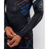 VENUM-05007-001 G-FIT AIR MMA Muay Thai Boxing Rashguard Kompressions-T-Shirt Größe L-XL Schwarz 