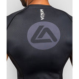 Venum-06052-001 Roger Gracie Academy Short Sleeve Rashguard Size L Black